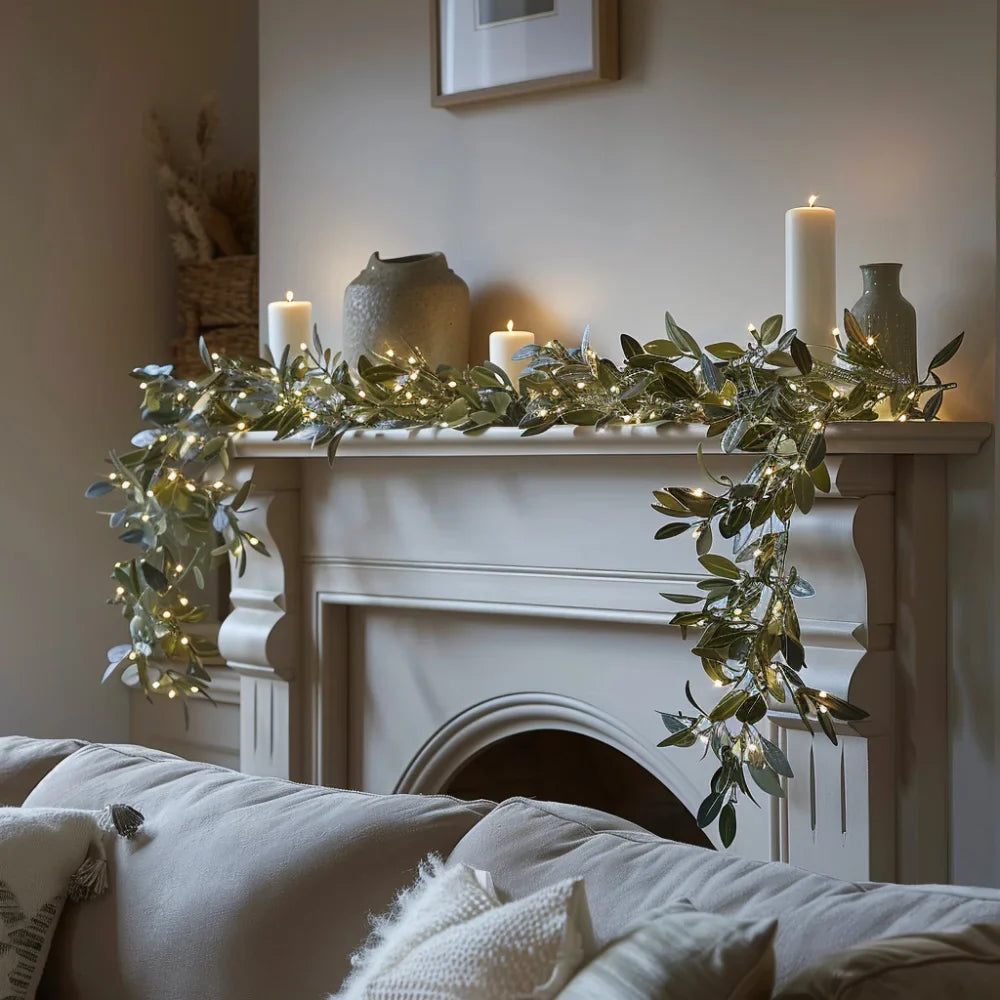 Liora – Olivenranken-Lichter für Elegantes Zuhause-Glühen