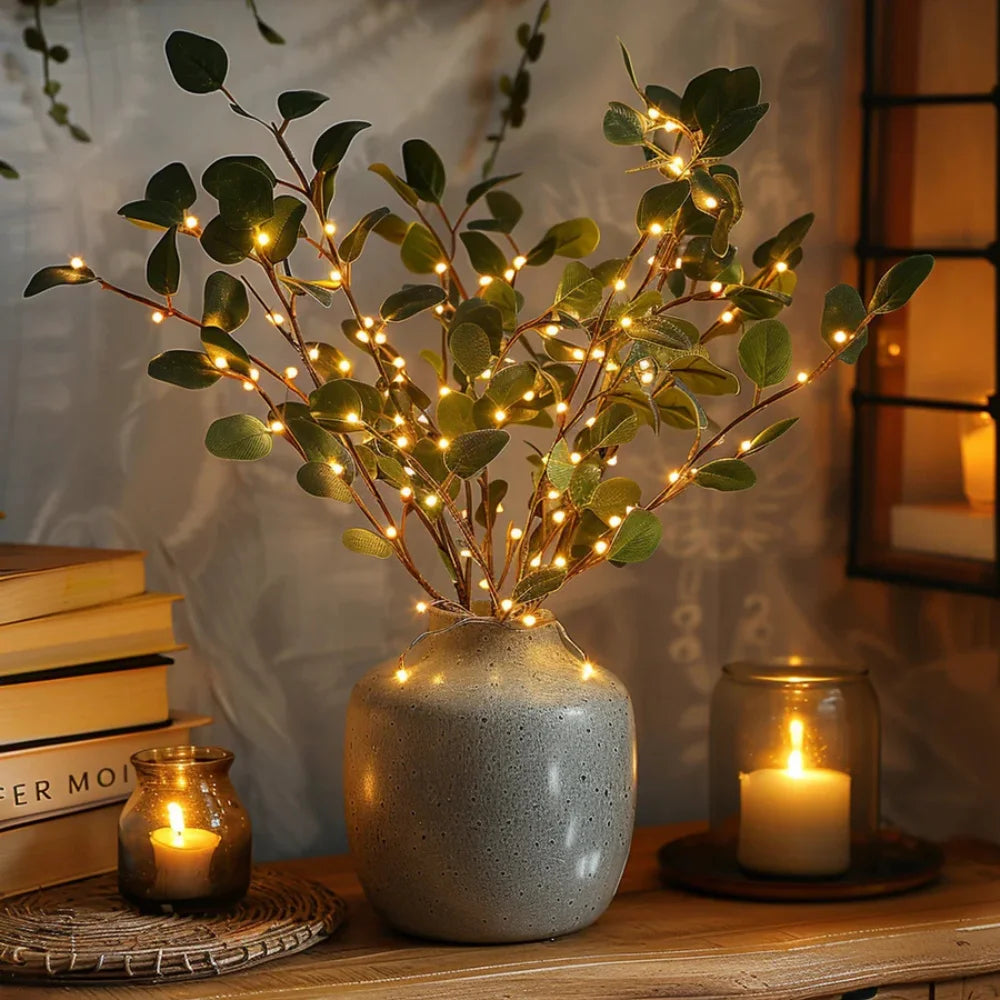 Liora – Olivenranken-Lichter für Elegantes Zuhause-Glühen