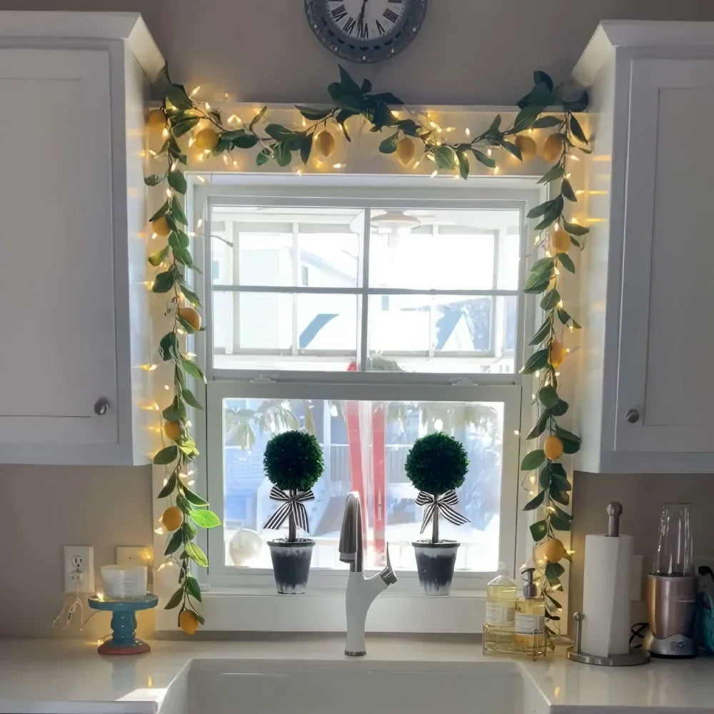 Soren – Glitzernde Girlande mit Lichterkette