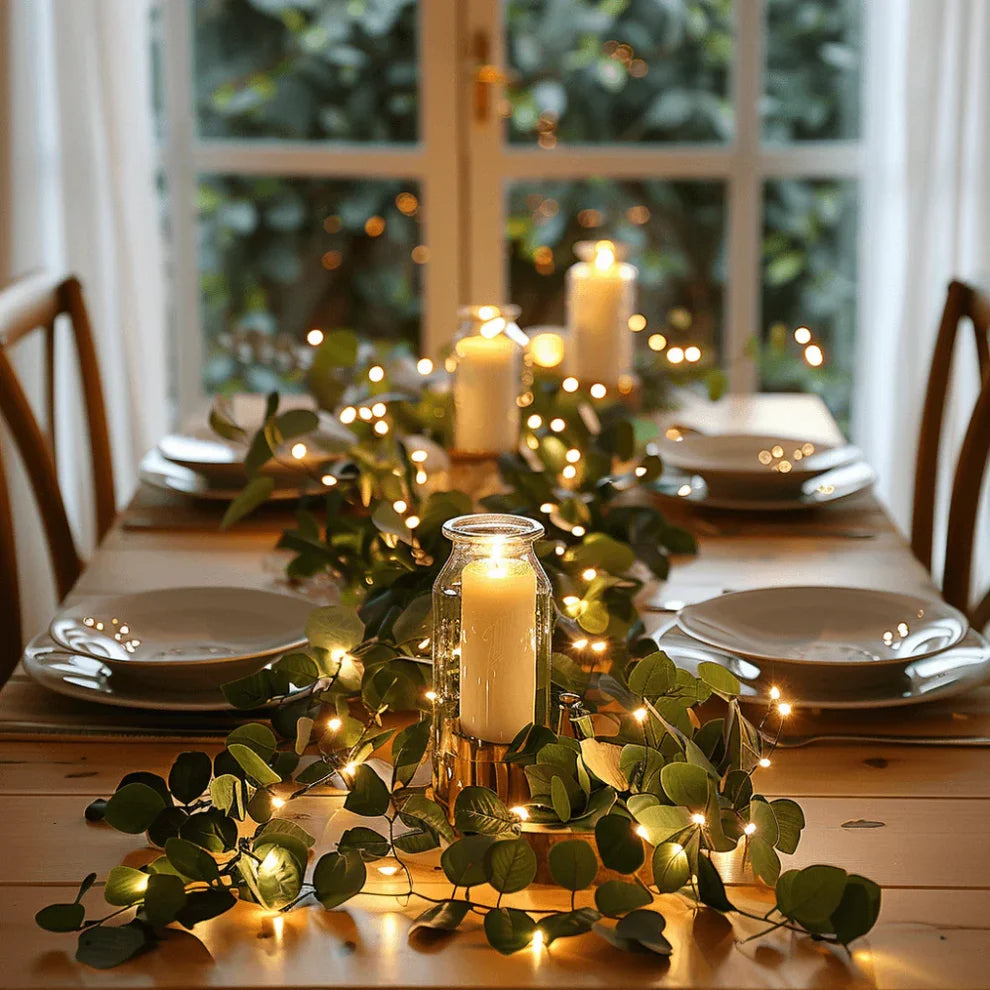 Liora – Olivenranken-Lichter für Elegantes Zuhause-Glühen
